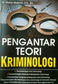 Image of Pengantar Teori Kriminologi