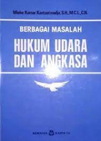 Image of Berbagai masalah hukum udara dan angkasa