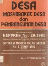 Image of Desa masyarakat desa dan pembangunan desa
