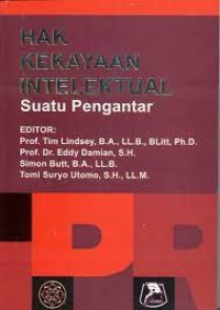 Image of Hak kekayaan intelektual : suatu pengantar