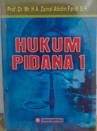 Image of Hukum pidana 1
