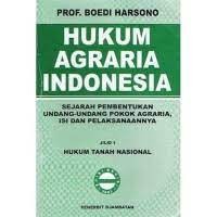 Image of Hukum agraria indonesia : sejarah pembentukan undang-undang pokok agraria, isi dan pelaksanaannya