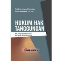 Image of Hukum hak tanggungan : hak tanggungan atas tanah dan benda-benda di atasnya