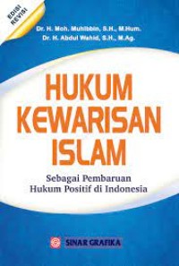 Image of Hukum kewarisan Islam : sebagai pembaruan hukum positif di Indonesia