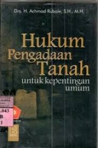 Image of Hukum pengadaan tanah untuk kepentingan umum
