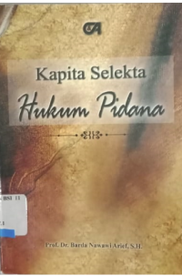 Image of Kapita selekta hukum pidana