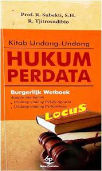 Image of Kitab Undang-Undang hukum perdata