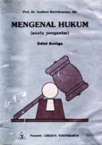 Image of Mengenal hukum ( suatu pengantar )
