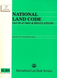 Image of National Land Code (Act 56 of 1965) & Regulations