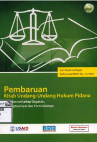 Image of Pembaruan kitab undang-undang pidana