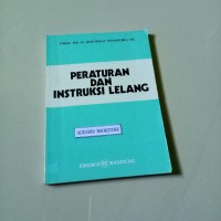Image of Peraturan dan instruksi lelang