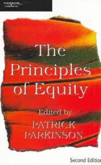 Image of The principles of equity